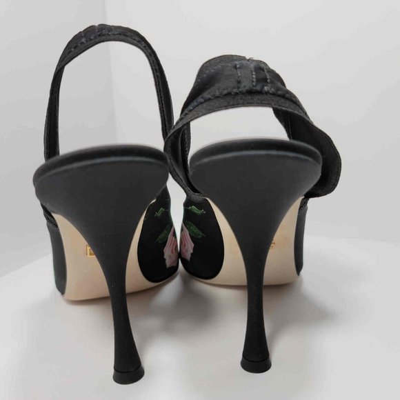 Dolce & Gabbana Floral Heels - Picture 4 of 7